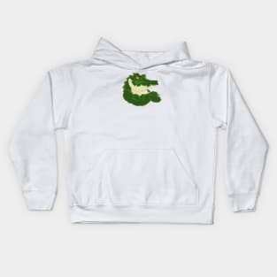 Crocodile Mascot Kids Hoodie